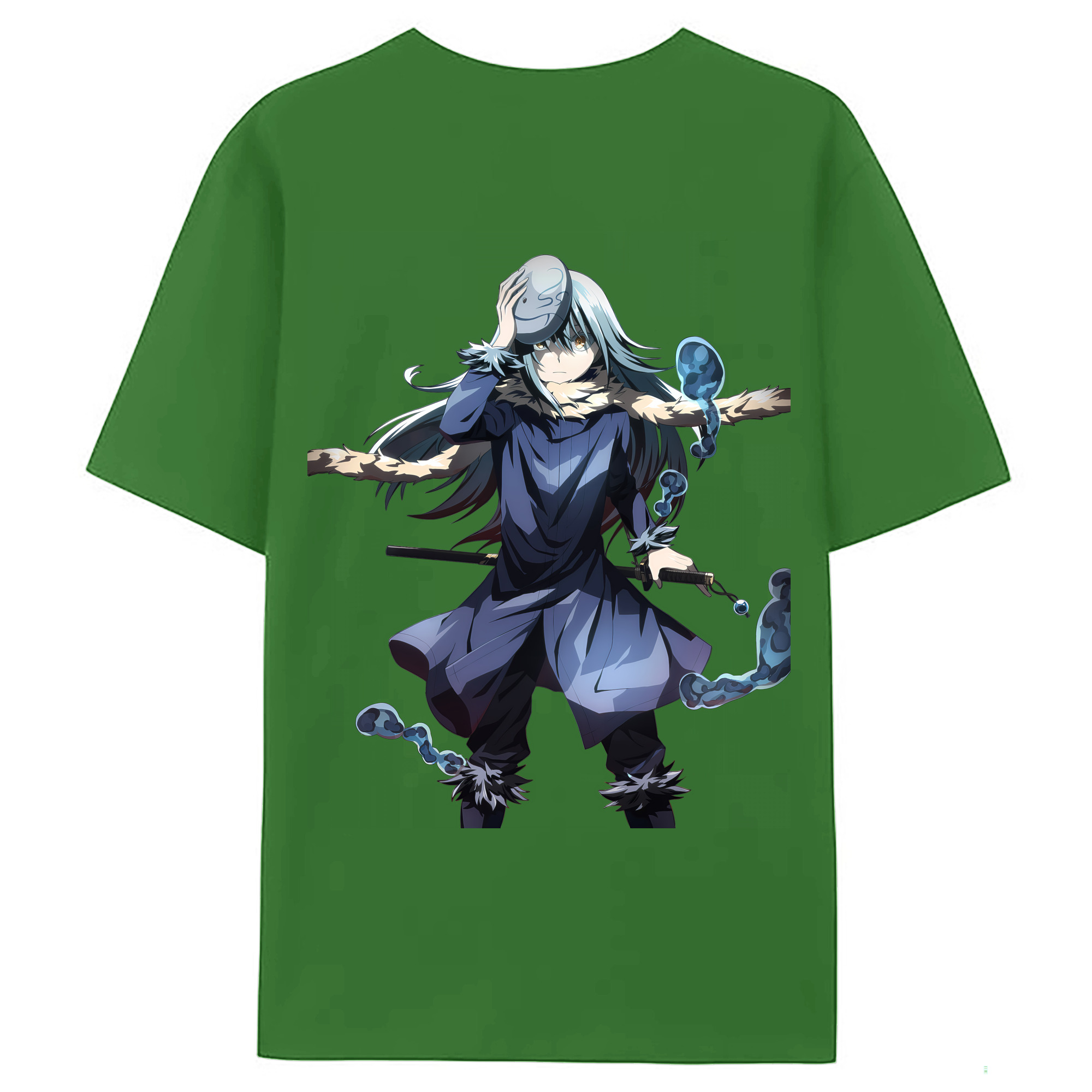 （画像用） 転スラ Regarding Reincarnated to Slime レディース半袖Tシャツ(バックプリント)